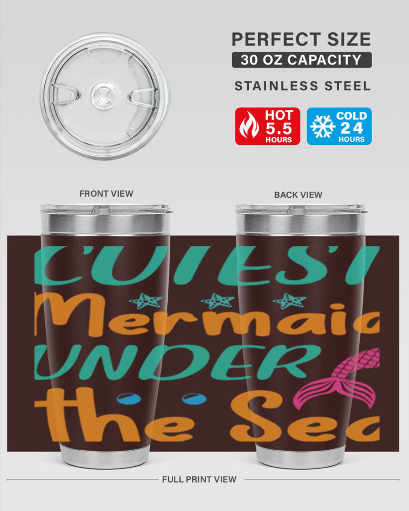 Cutest Mermaid Under the Sea 107#- mermaid- Tumbler