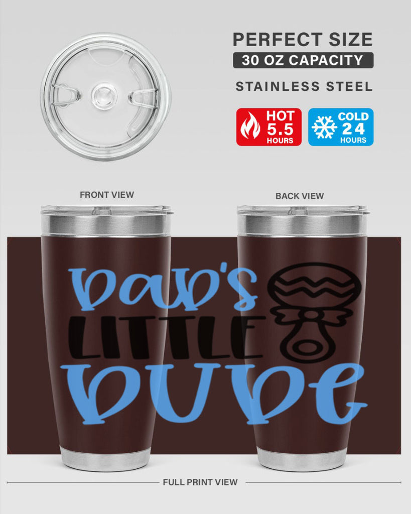 Dads Little Dude Style 102#- baby- tumbler