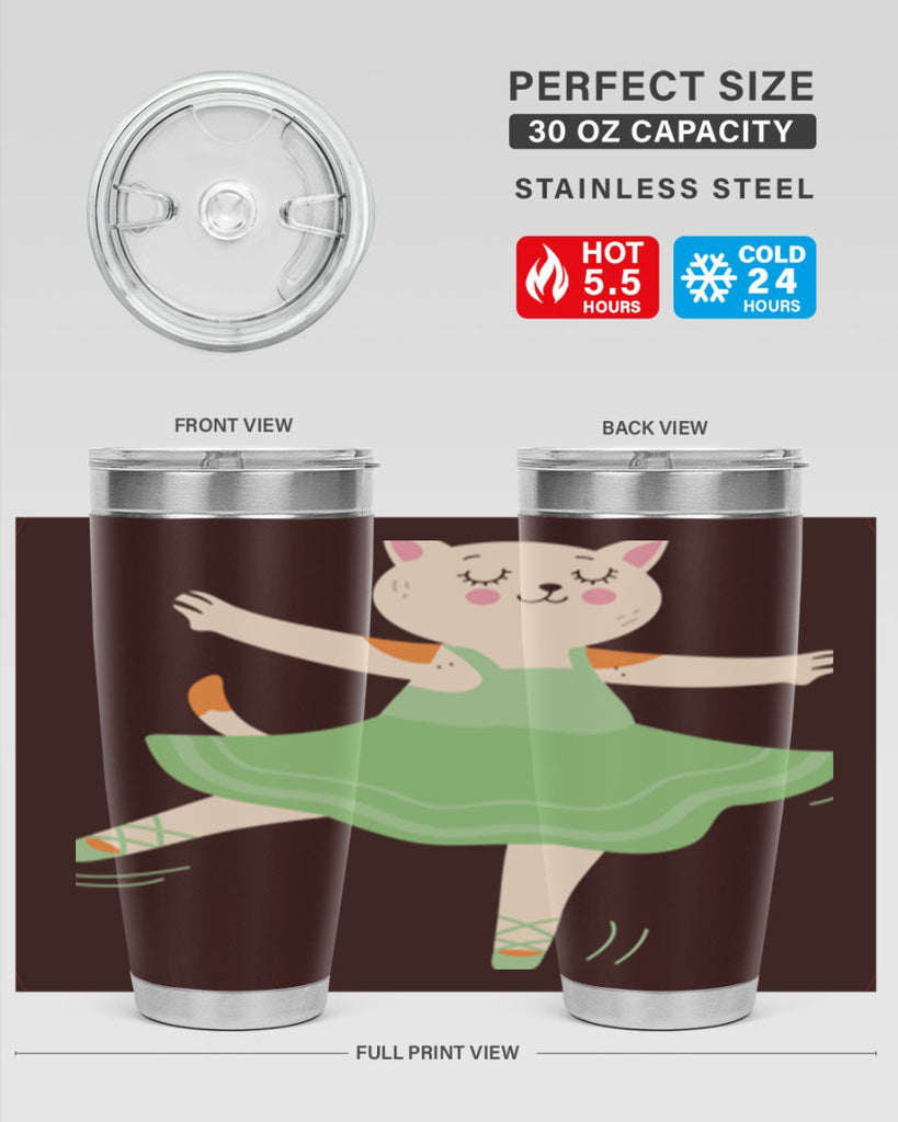 Dancing Cat Ballerina for Ballet Ballet 33#- ballet- Tumbler