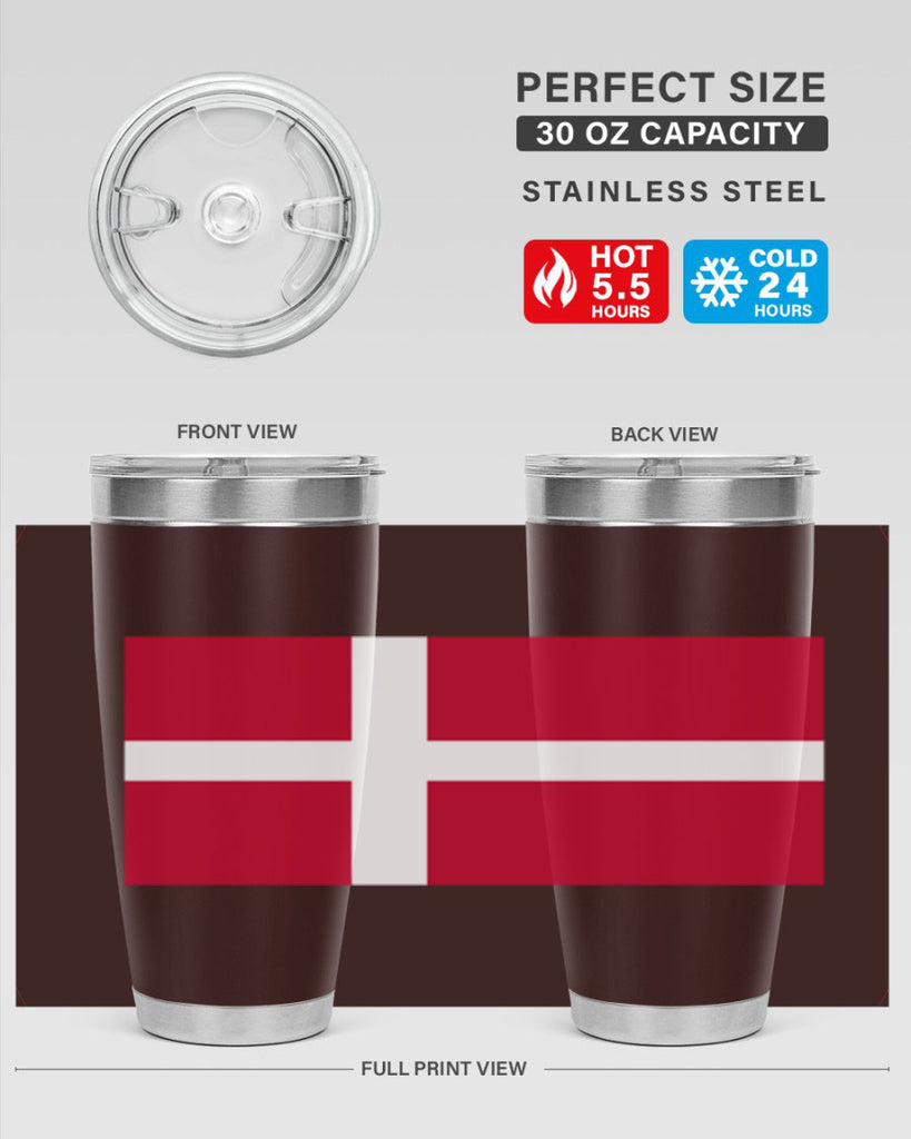 Denmark 151#- world flags- Tumbler