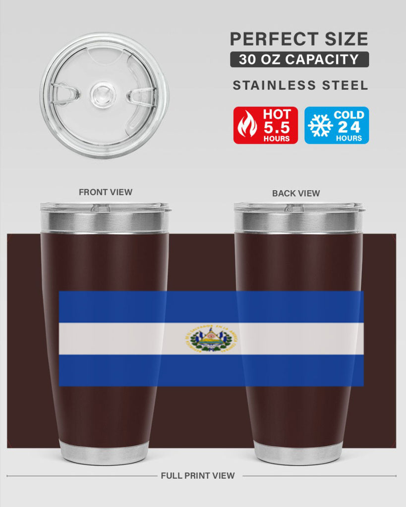 El Salvador 145#- world flags- Tumbler