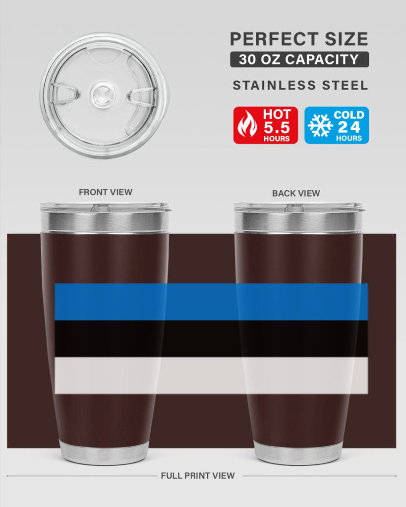 Estonia 142#- world flags- Tumbler