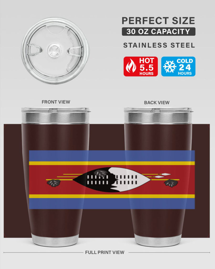 Eswatini 141#- world flags- Tumbler