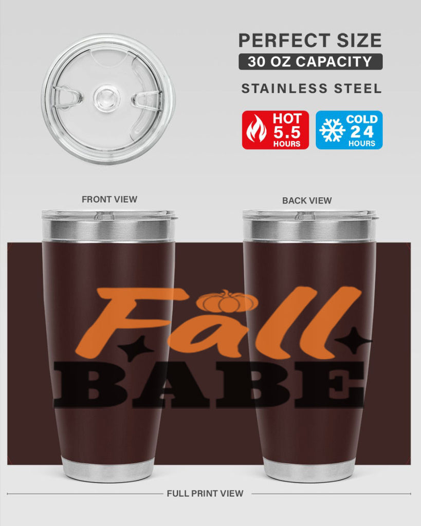 Fall Babe 89#- fall- Tumbler