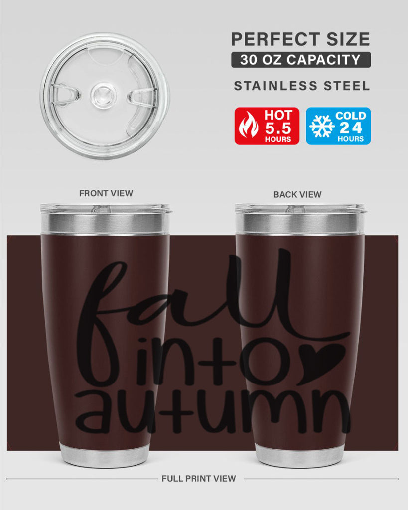 Fall Into Autumn 106#- fall- Tumbler