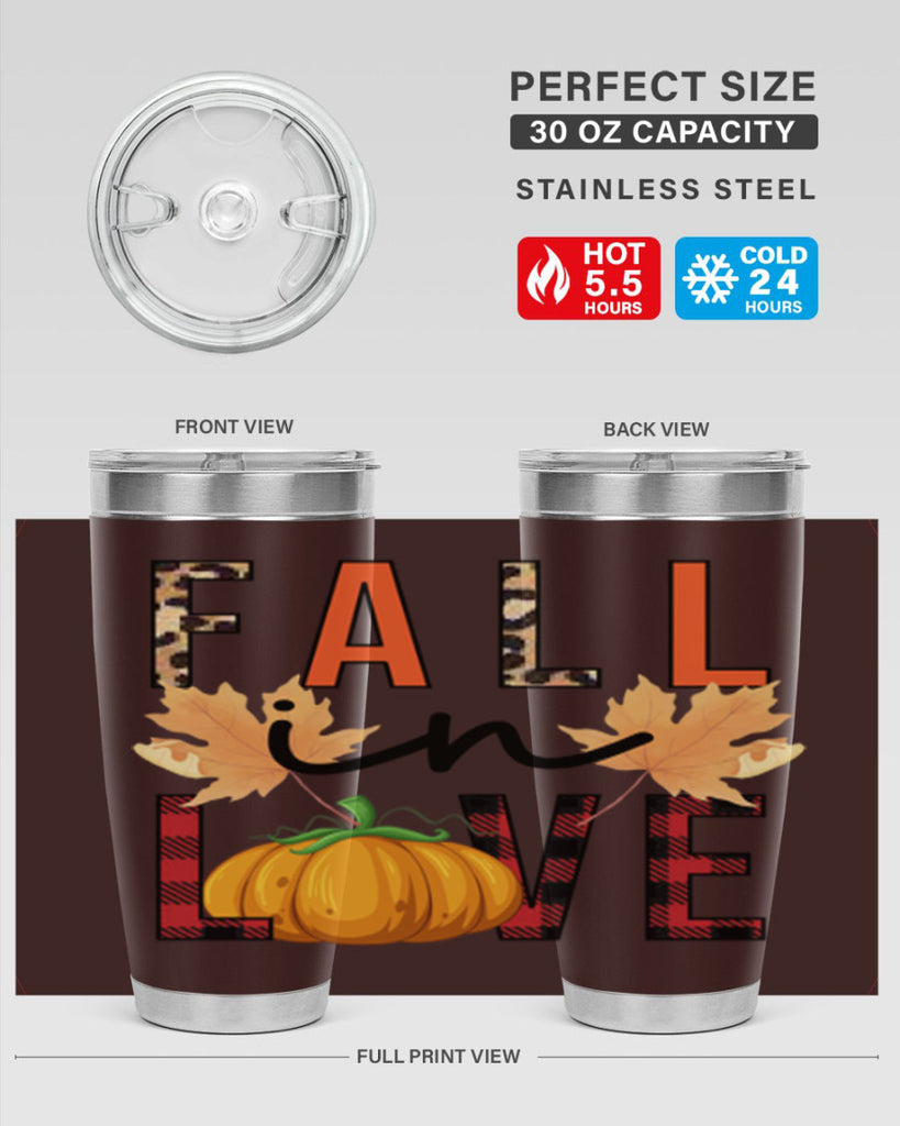 Fall in Love 104#- fall- Tumbler