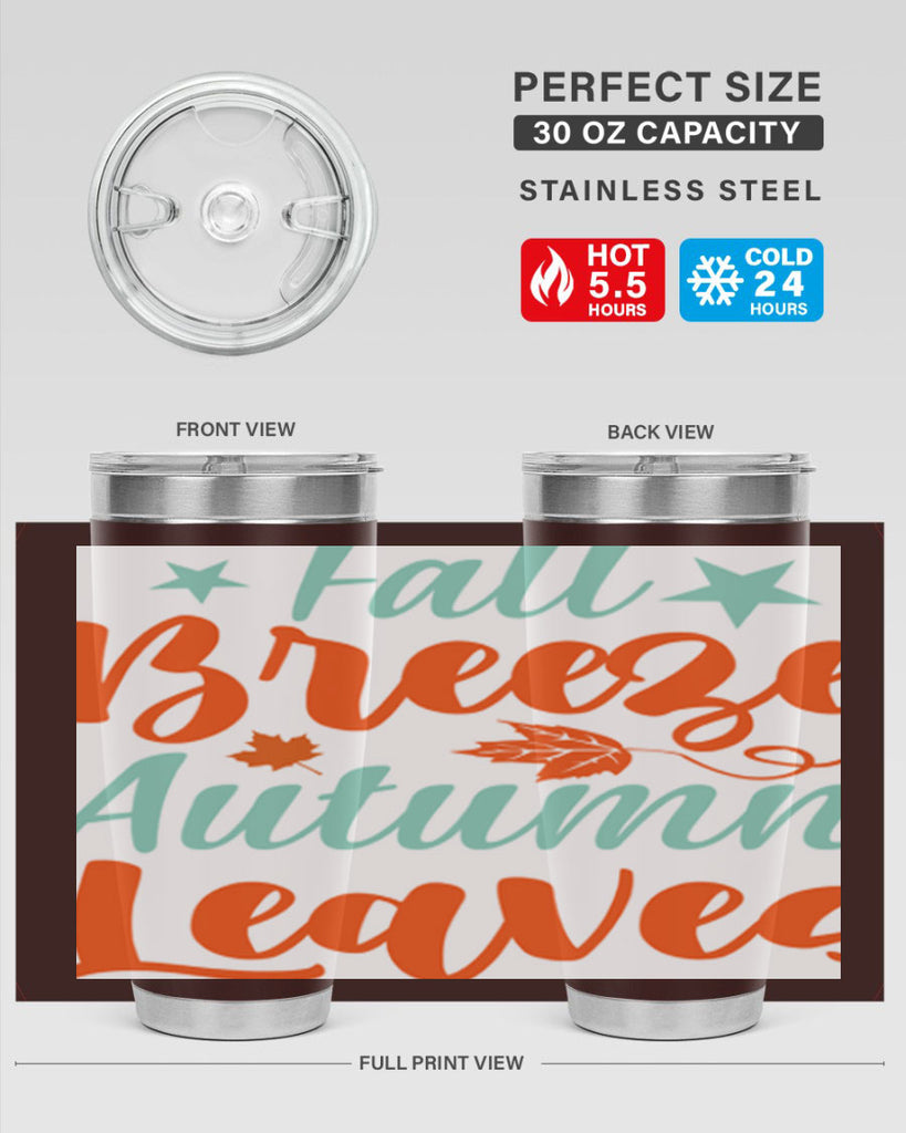 FallBreezeAutumnLeaves 147#- fall- Tumbler