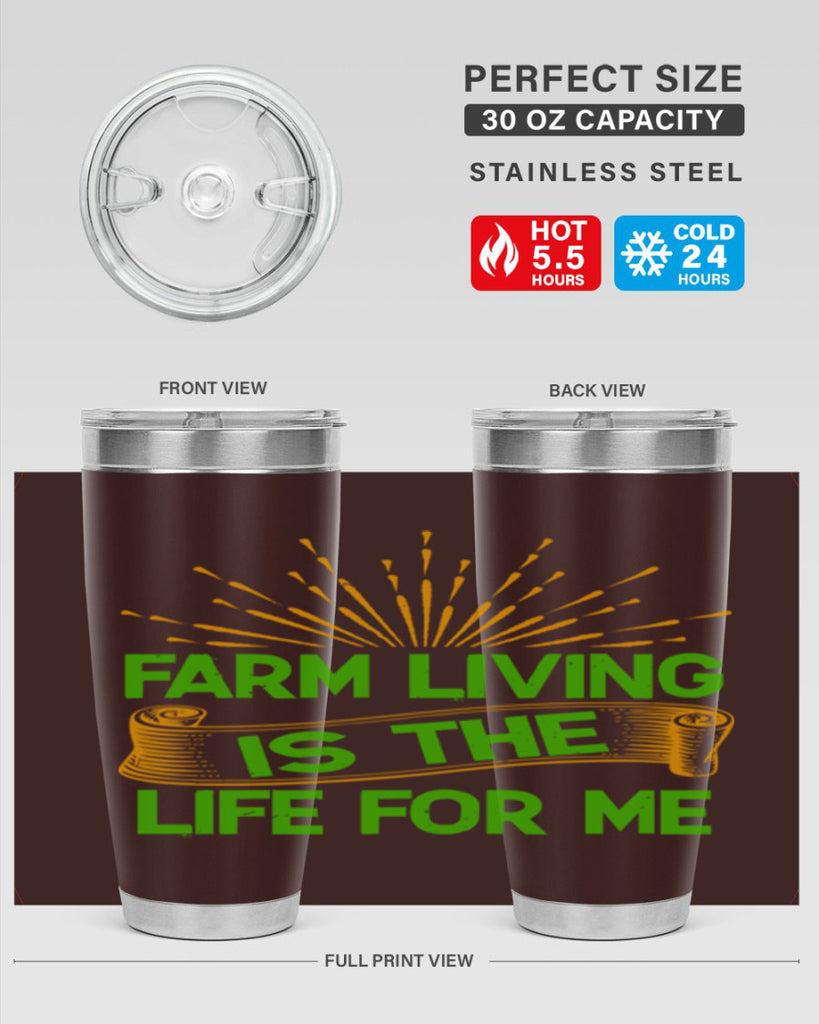 Farm living is the life for me 1#- farming and gardening- Tumbler