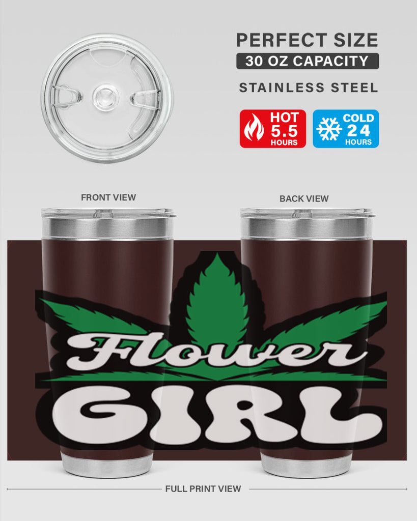 Flower girl 85#- marijuana- Tumbler