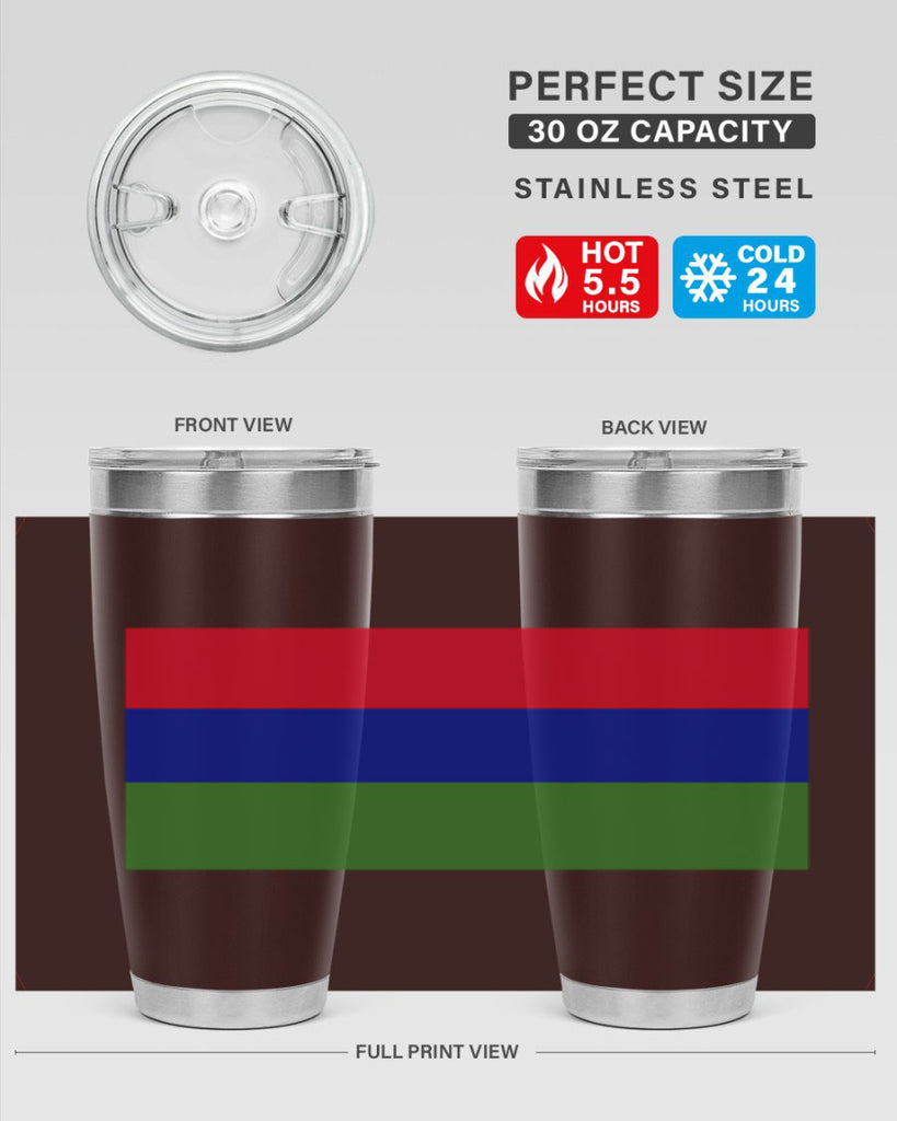 Gambia 135#- world flags- Tumbler