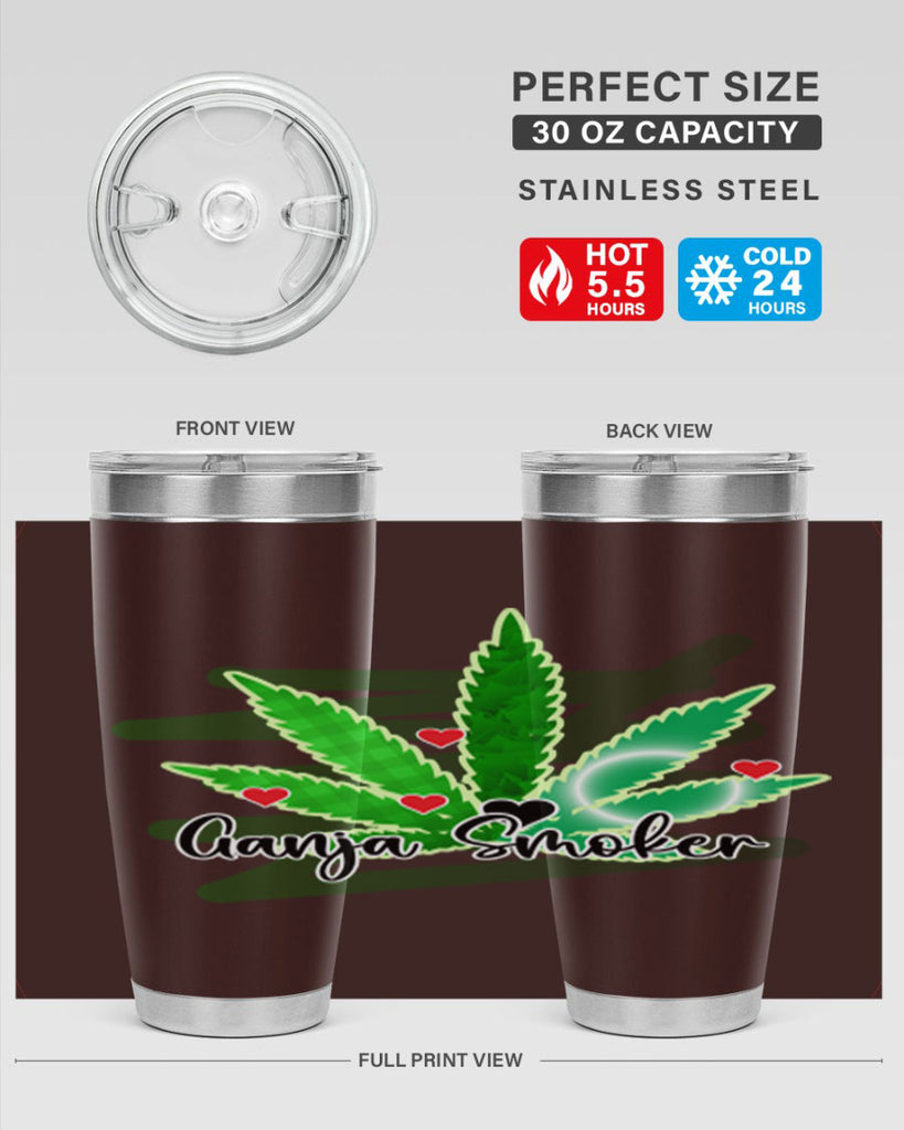 Ganja Smoker 88#- marijuana- Tumbler