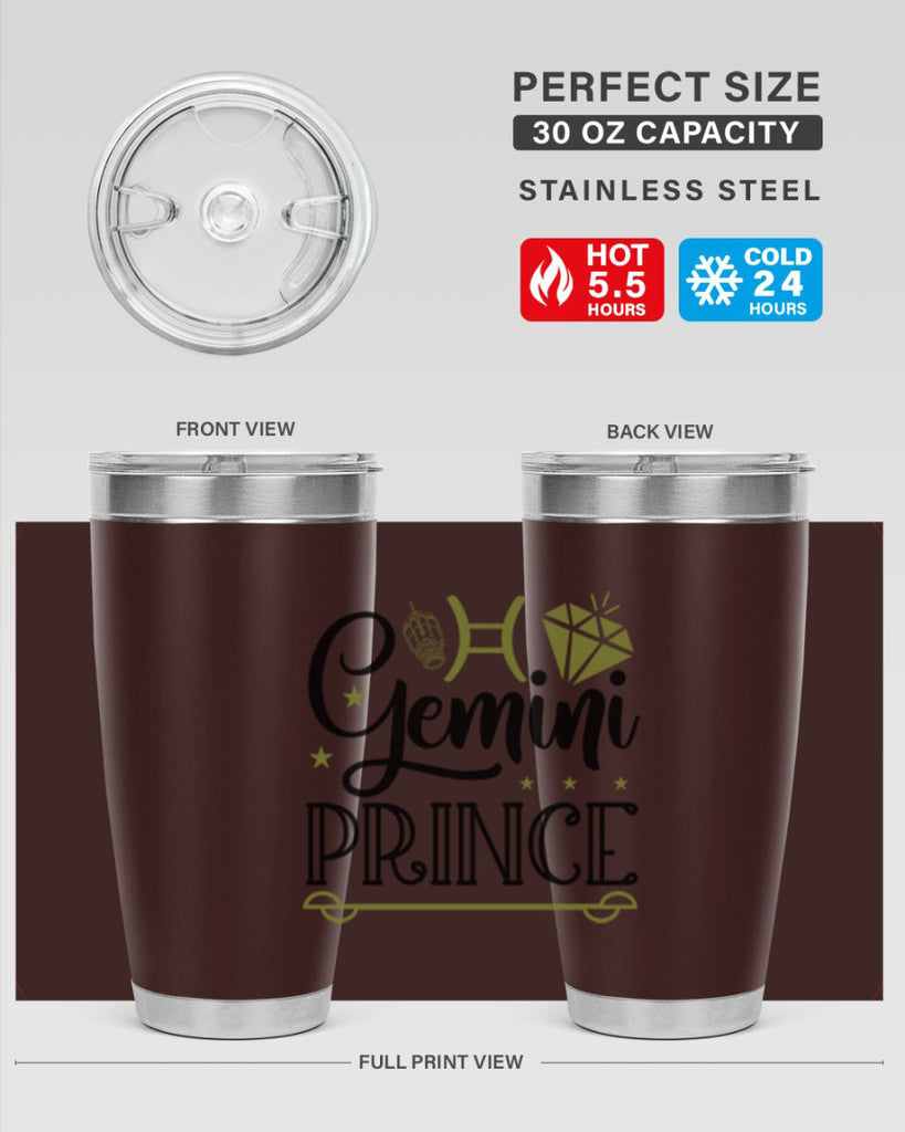 Gemini prince 229#- zodiac- Tumbler