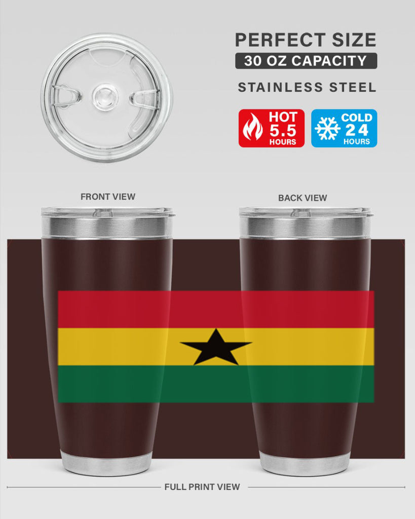 Ghana 132#- world flags- Tumbler