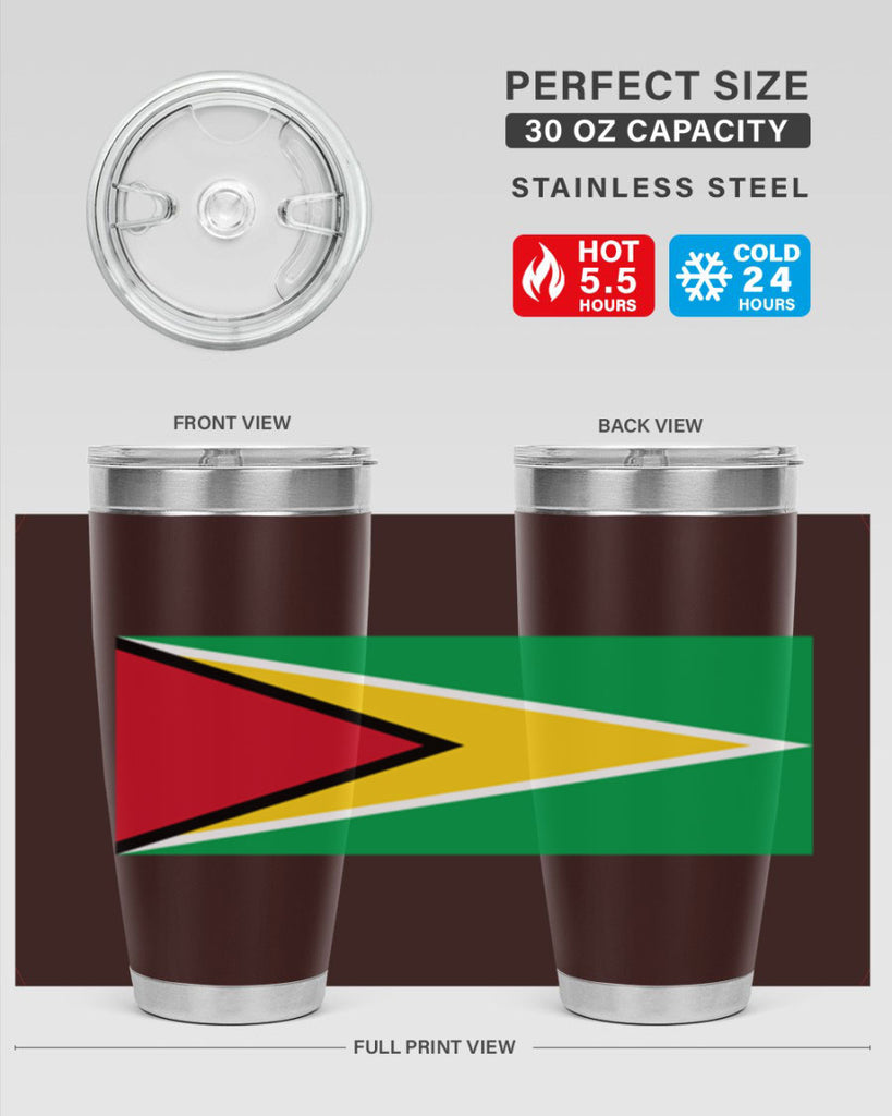 Guyana 126#- world flags- Tumbler