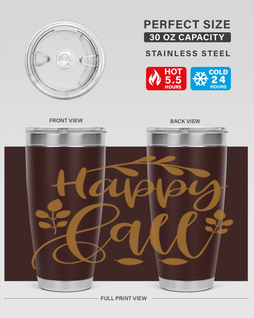 Happy Fall 236#- fall- Tumbler