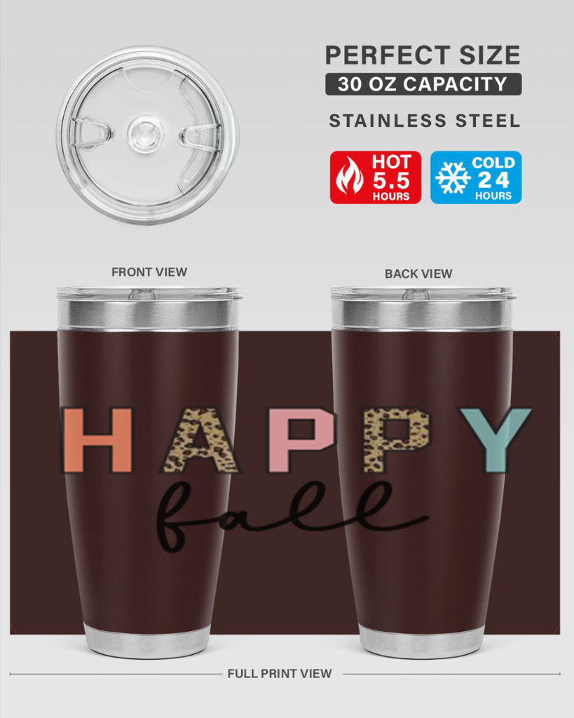 Happy fall 221#- fall- Tumbler