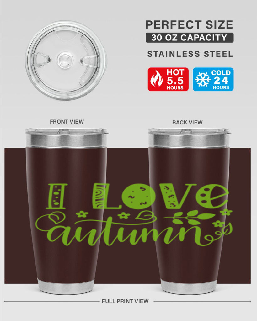 I Love Autumn 325#- fall- Tumbler