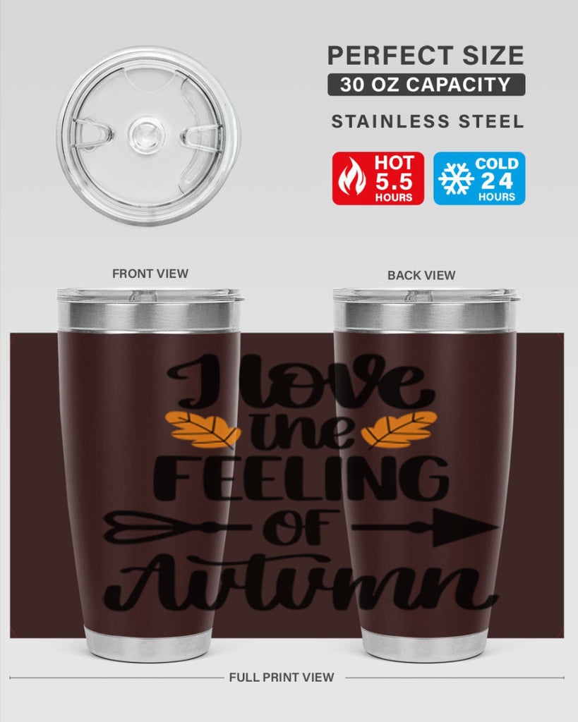 I Love The Feeling Of Autumn 499#- fall- Tumbler