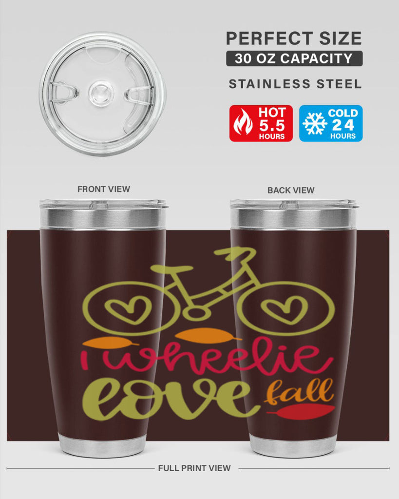 I Wheelie Love Fall 342#- fall- Tumbler