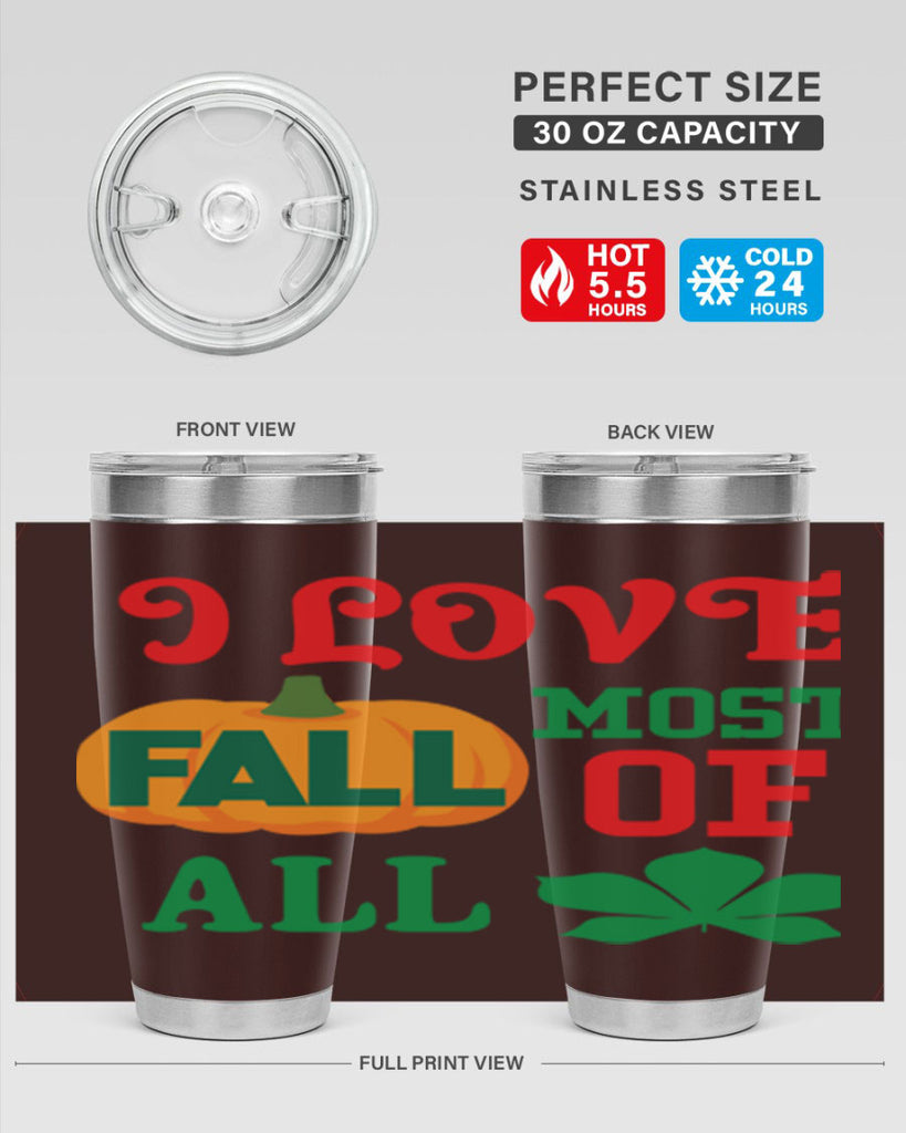 ILOVEFALLMOSTof 346#- fall- Tumbler