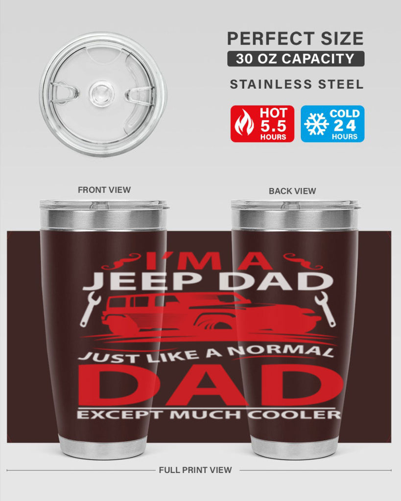 IM AJEEP DAD 51#- dad- Tumbler