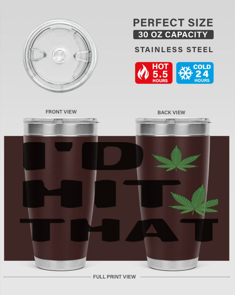 Id hit that cannabis 141#- marijuana- Tumbler