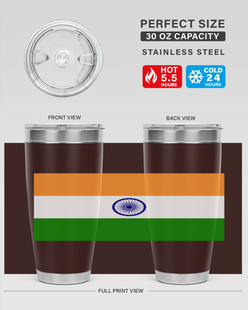 India 121#- world flags- Tumbler