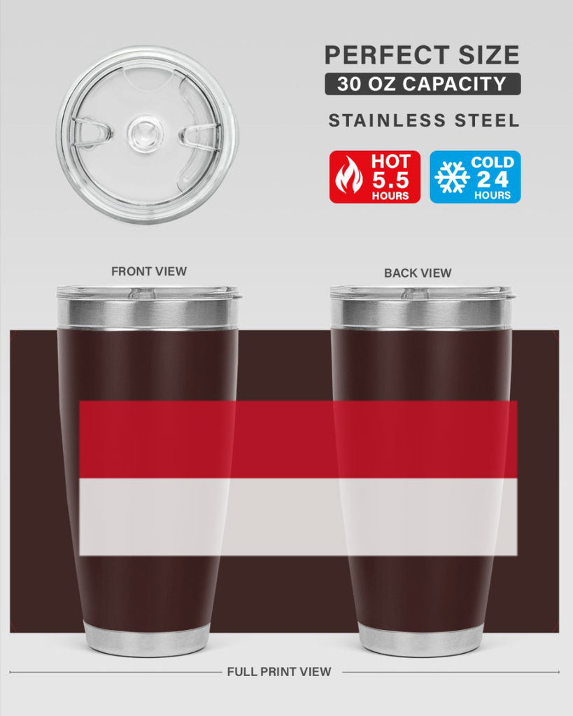 Indonesia 120#- world flags- Tumbler