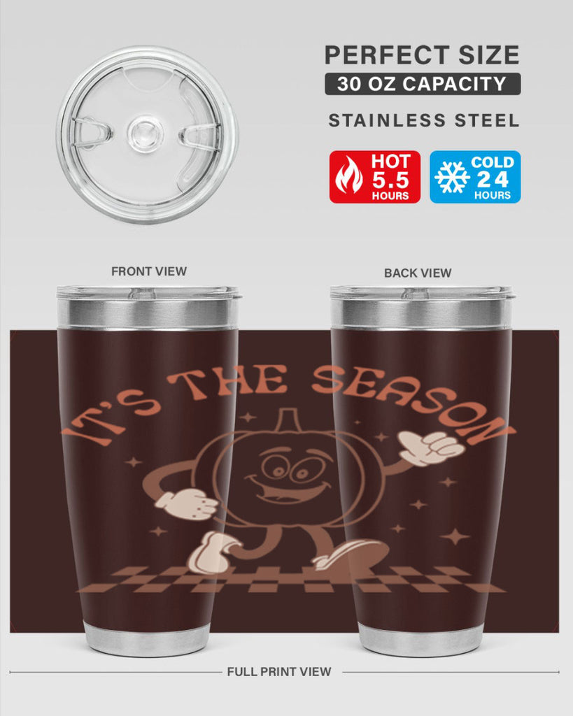 Its The Season 378#- fall- Tumbler