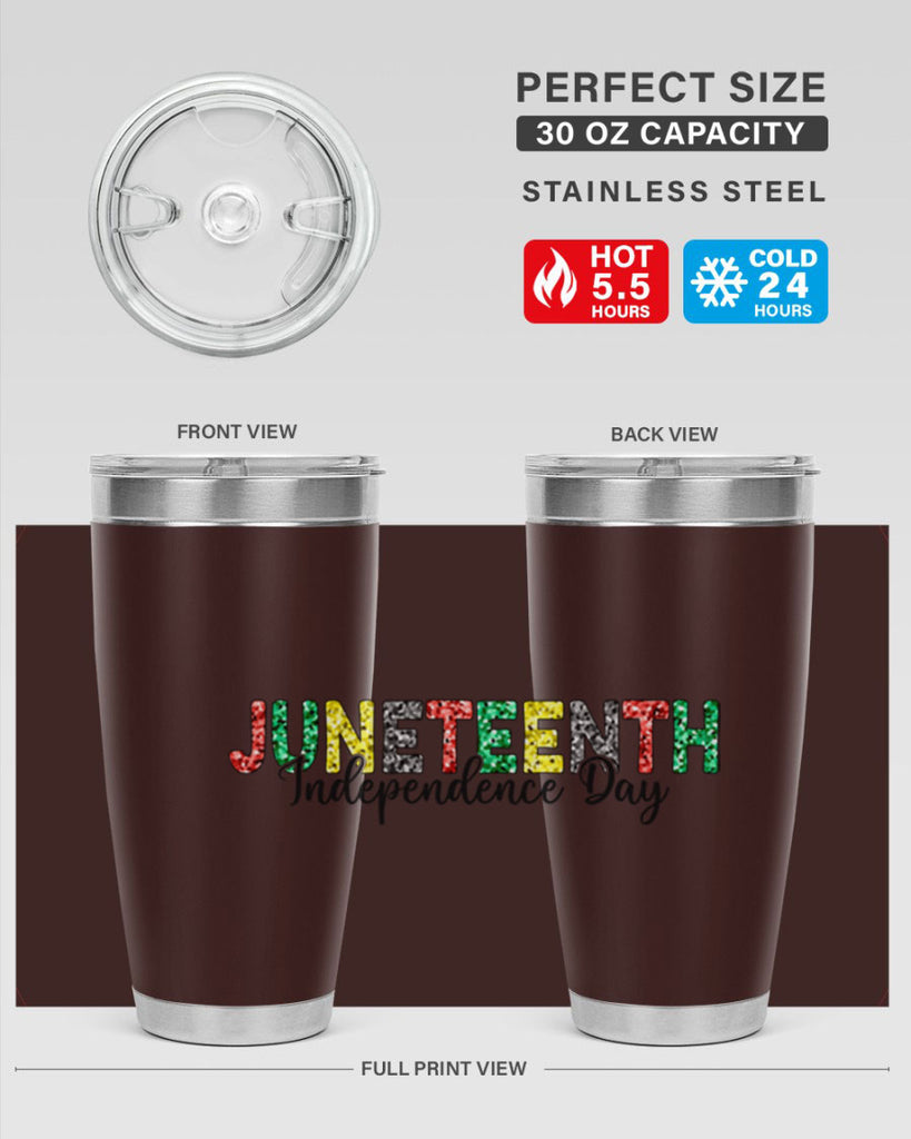 Juneteenth Independence Day 37#- Juneteenth- tumbler