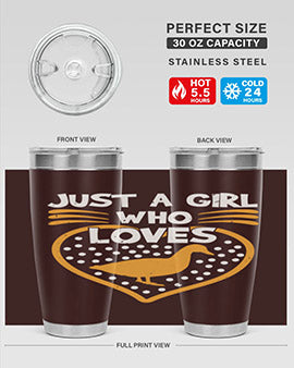 Just A Girl Who Loves Duck Style 34#- duck- Tumbler