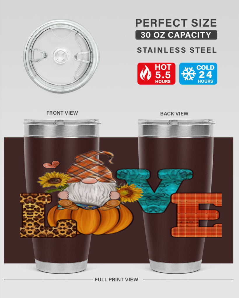 LOVEFallGnome 417#- fall- Tumbler