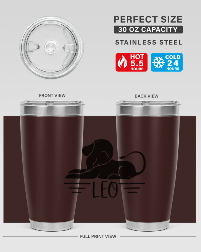 Leo 288#- zodiac- Tumbler