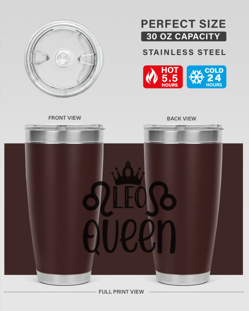 Leo queen 292#- zodiac- Tumbler