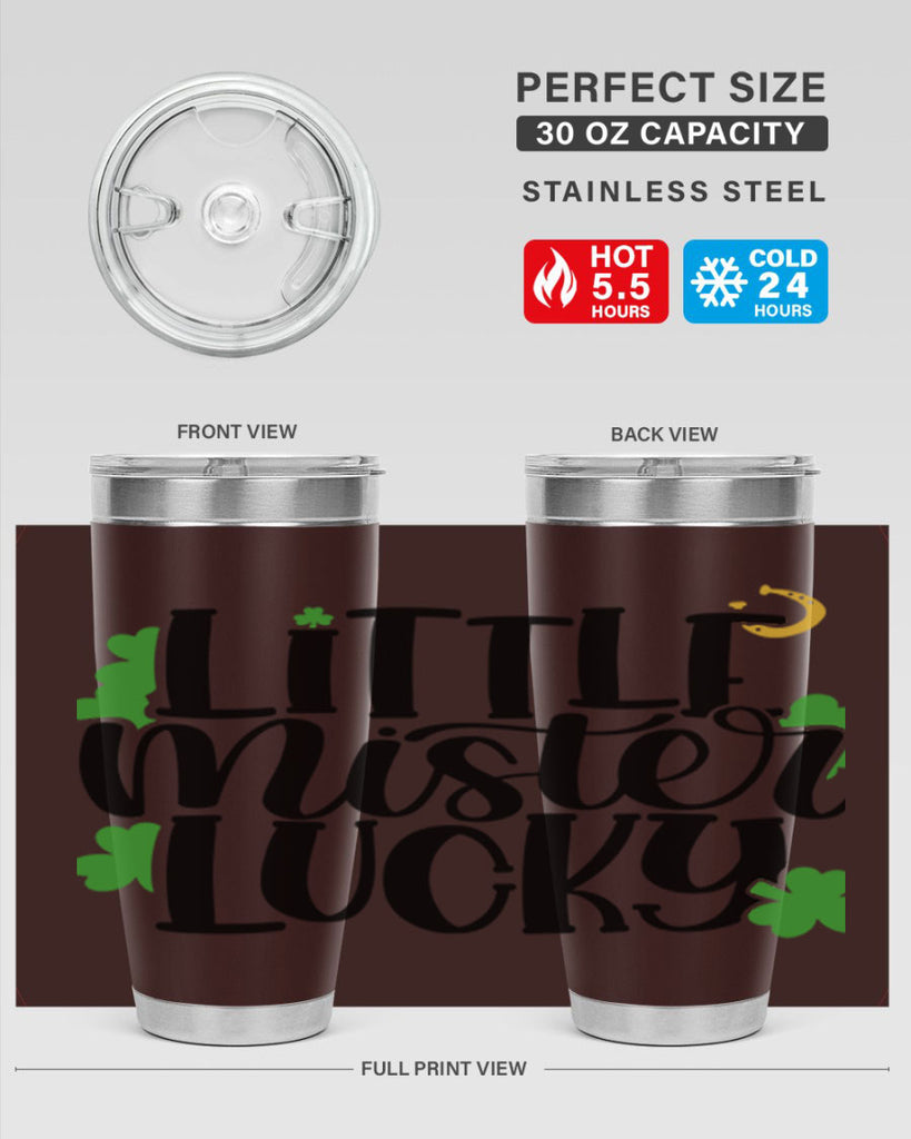 Little Mister Lucky Style 67#- St Patricks Day- Tumbler