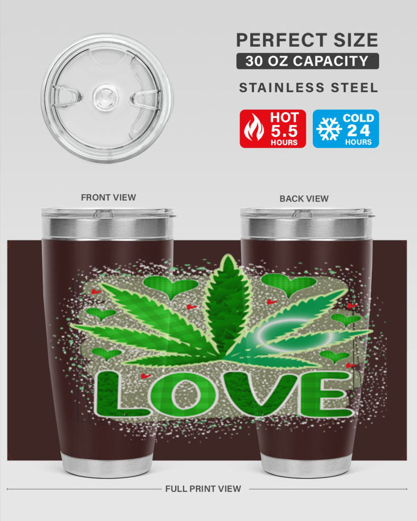 Love 188#- marijuana- Tumbler