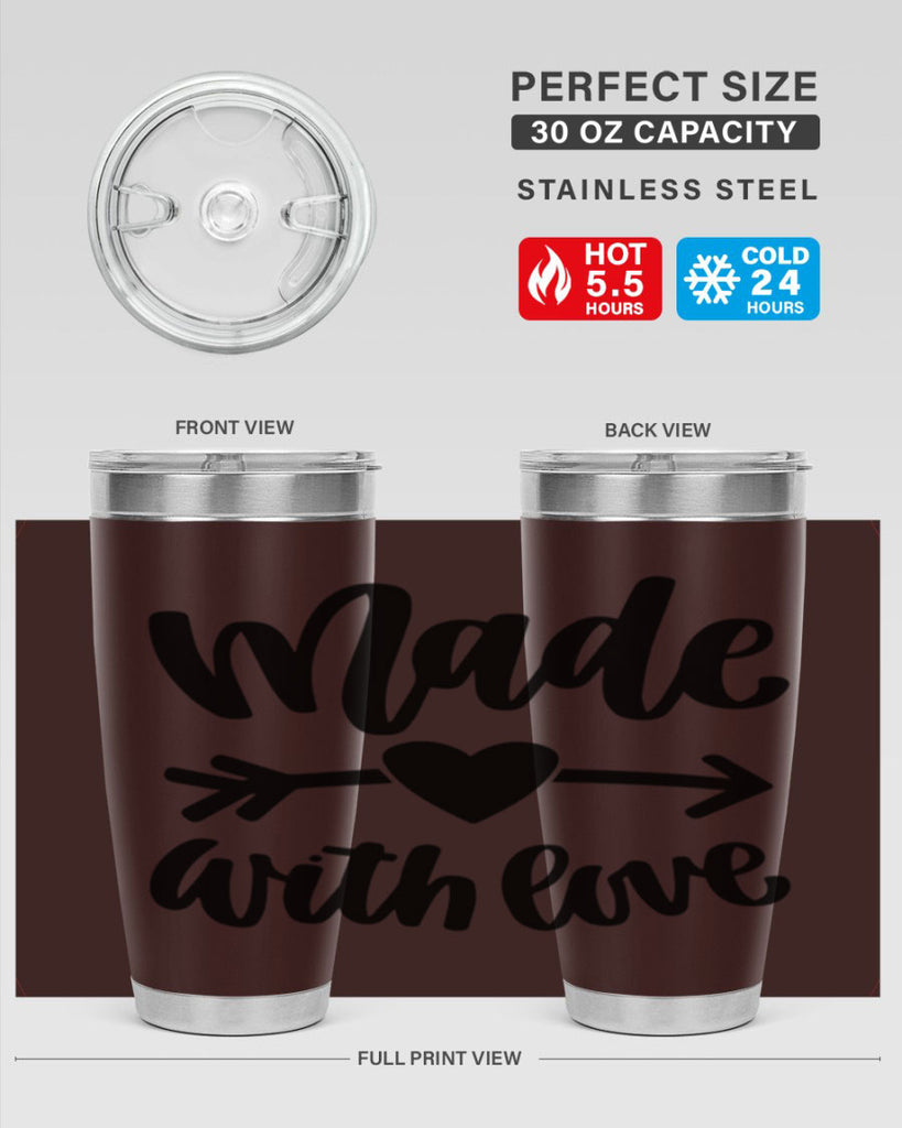 Made With Love Style 52#- baby- tumbler