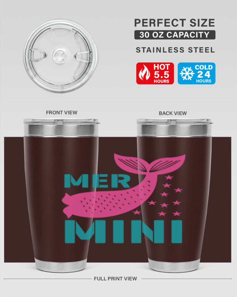 Mer Mini 341#- mermaid- Tumbler