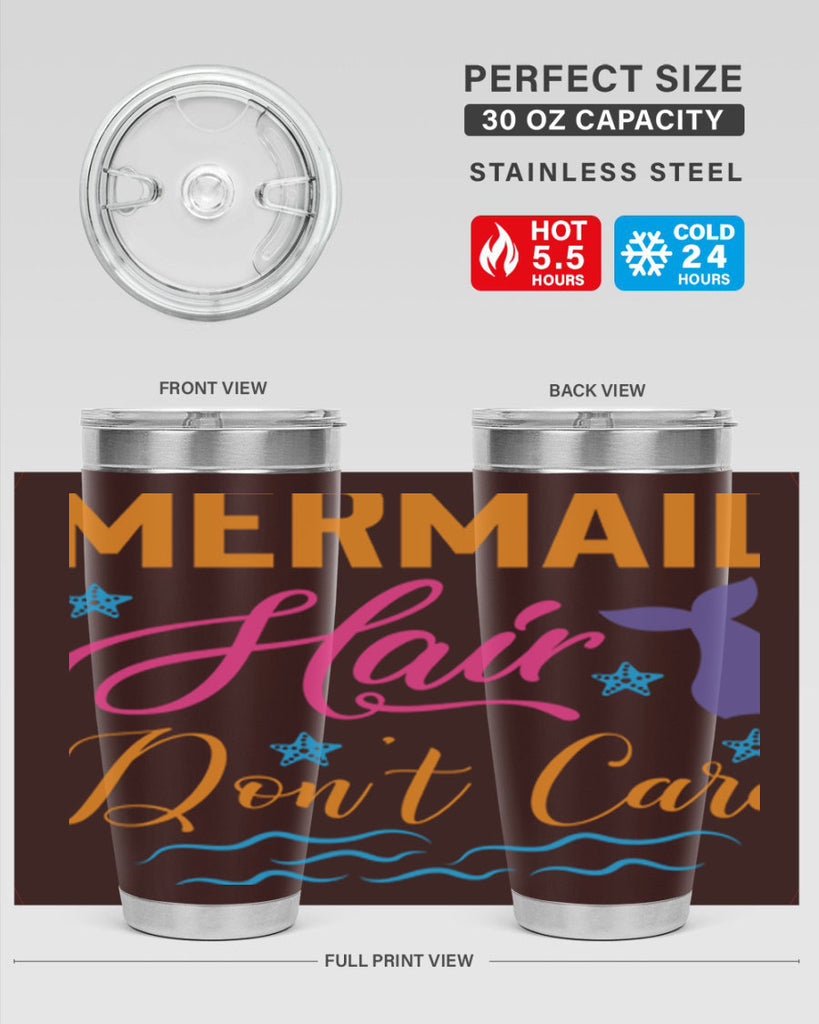 Mermaid hair dont care 414#- mermaid- Tumbler