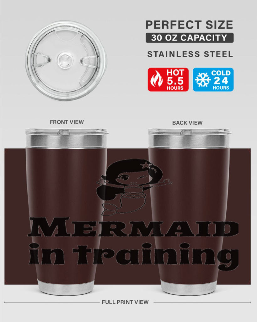 Mermaid in training 422#- mermaid- Tumbler