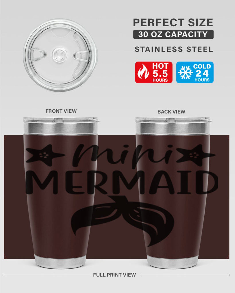 Mini mermaid 511#- mermaid- Tumbler