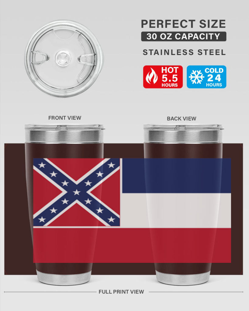 Mississippi 28#- Us Flags- Tumbler