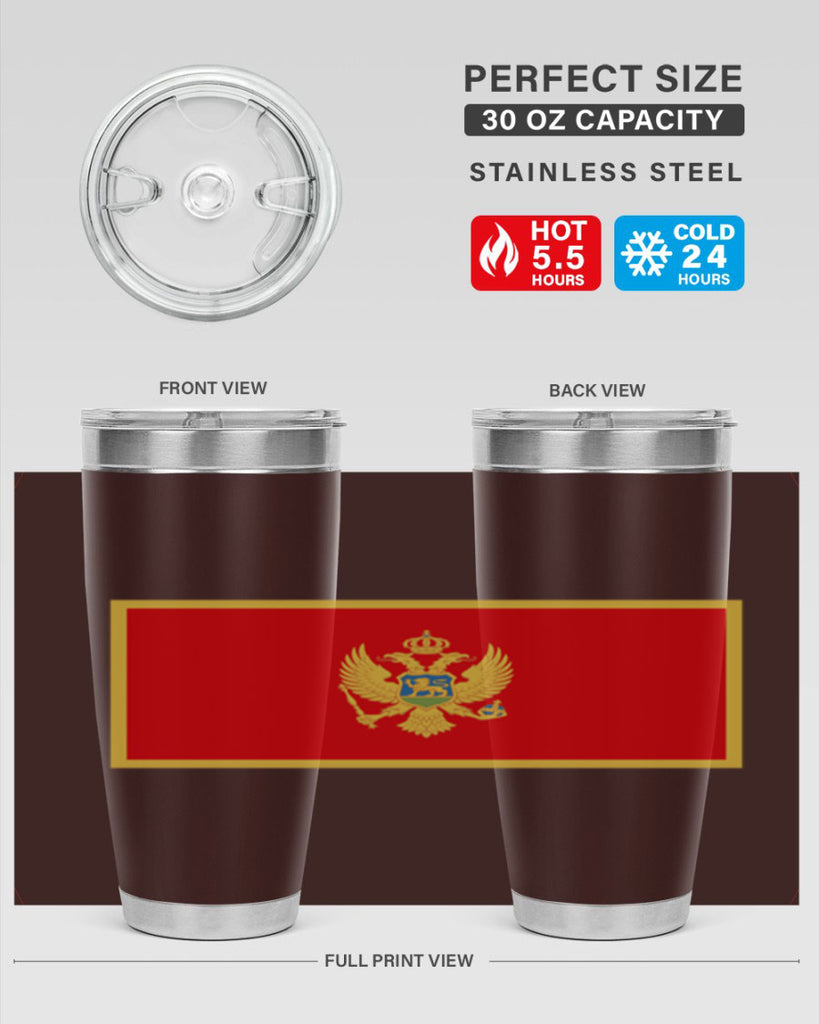 Montenegro 82#- world flags- Tumbler