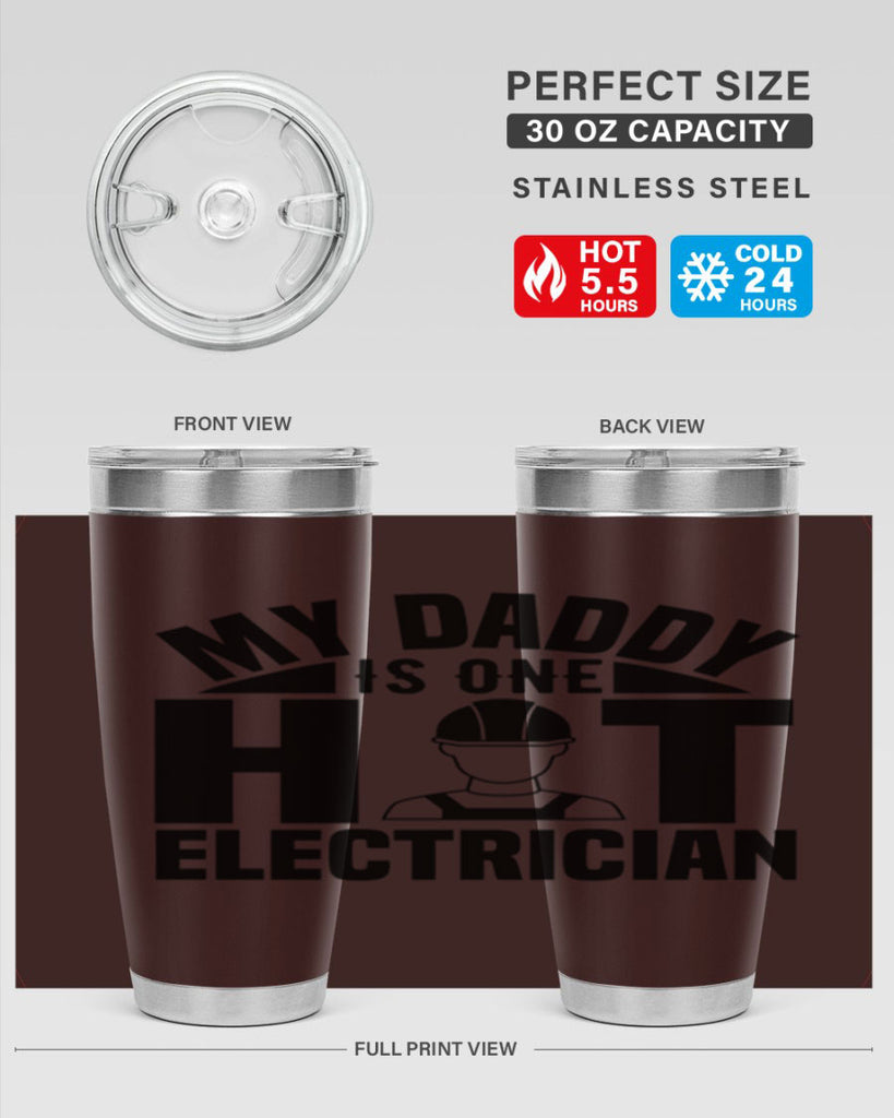 My Daddy Style 24#- electrician- tumbler