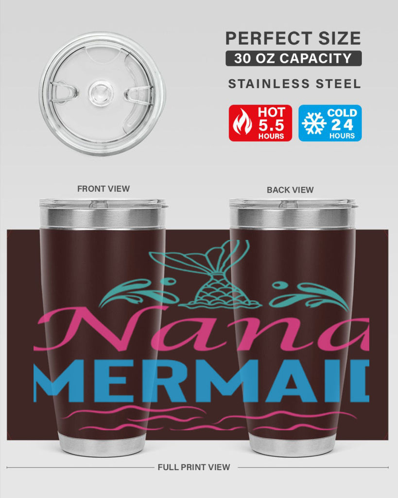 Nana Mermaid Design 518#- mermaid- Tumbler