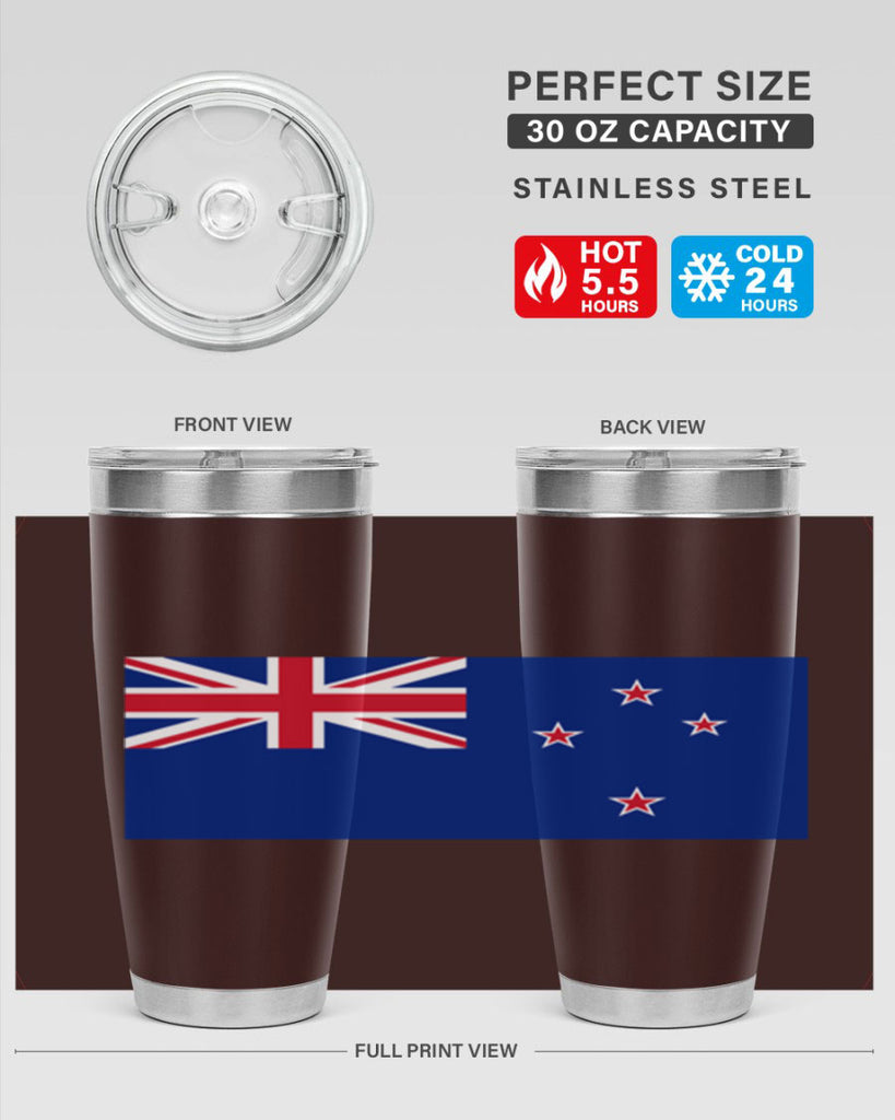 New Zealand 74#- world flags- Tumbler