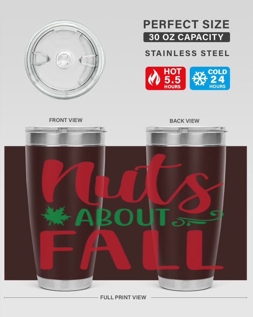 Nuts About Fall 443#- fall- Tumbler