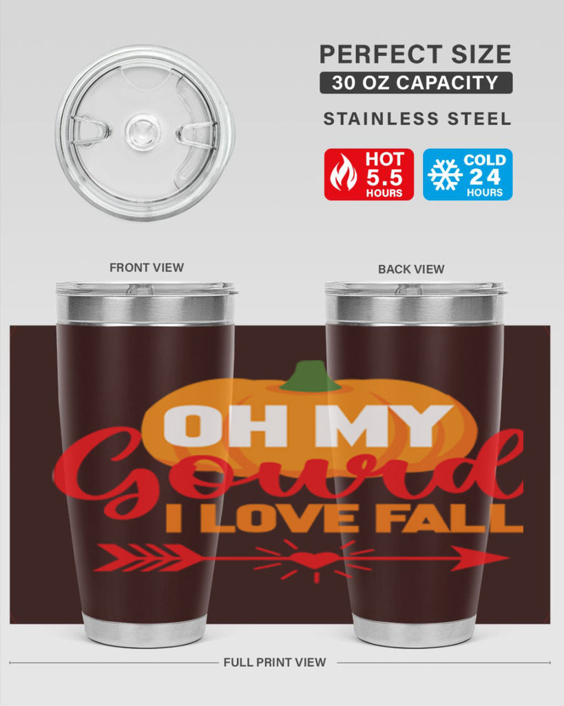 OhMyGourdILove 459#- fall- Tumbler