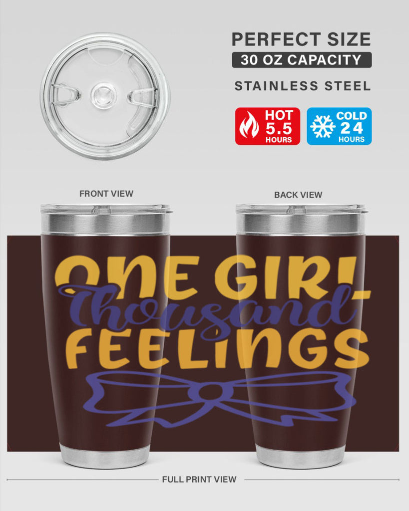 One Girl Thousand Feelings Style 208#- baby- tumbler