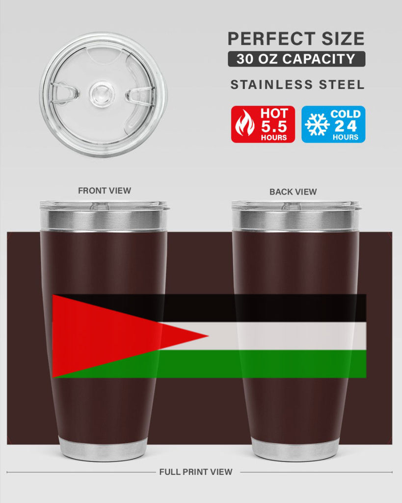 Palestine 64#- world flags- Tumbler